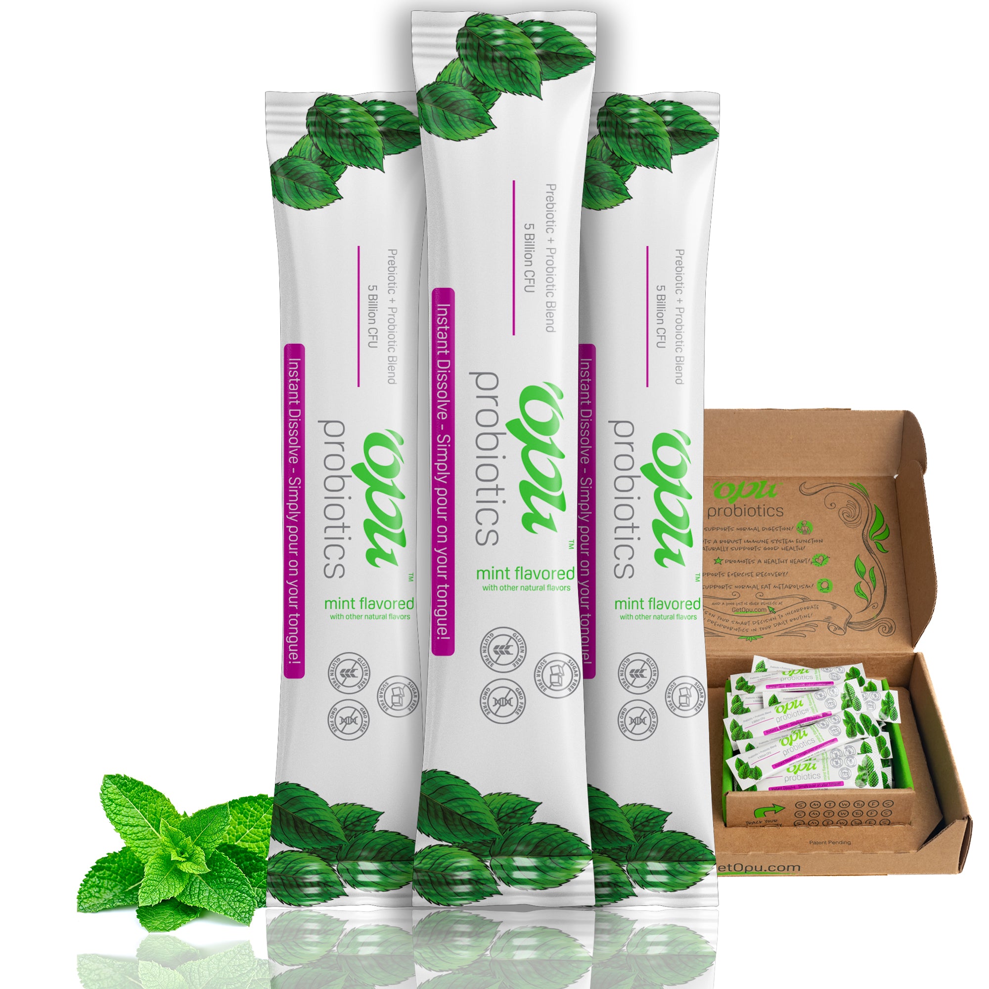 Instant Dissolve Mint Box - 30 Day Supply